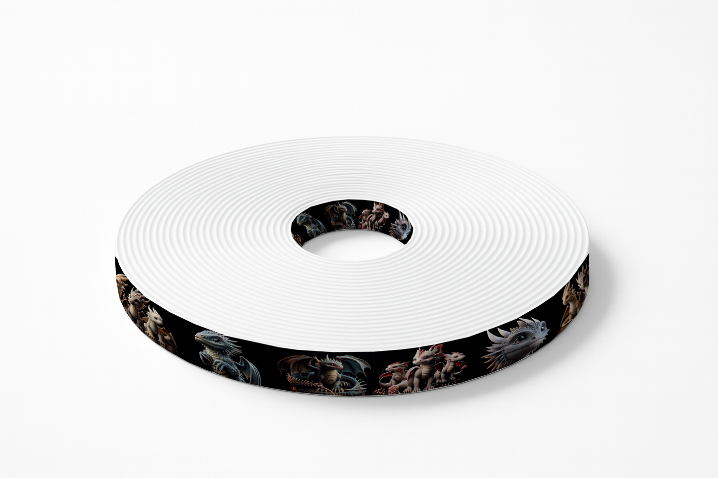 BioThane® imprimé - Motif "Bébés Dragons Mignons"