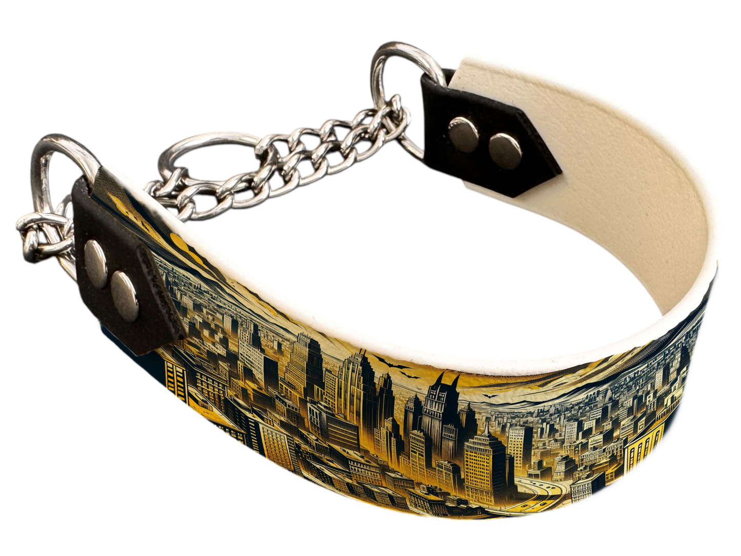 Martingale pour chien en BioThane® imprimé – Collection pop art– 38mm