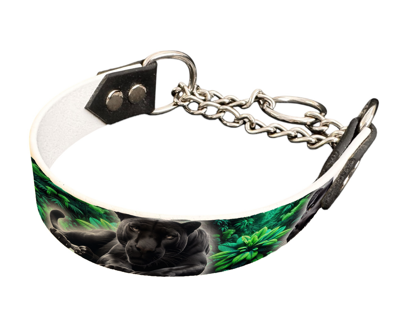 Martingale pour chien en BioThane® imprimé – Collection animaux sauvages– 25mm