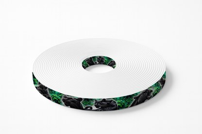 BioThane imprimé – Panthères noires dans la jungle