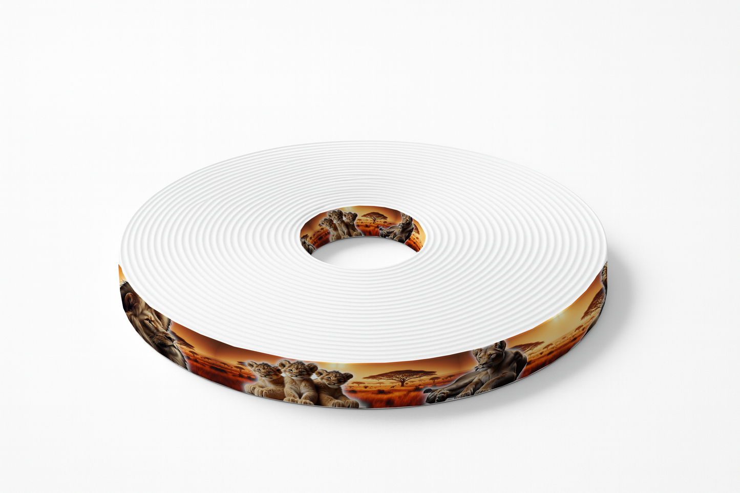 BioThane imprimé - Famille de lions dans la savane