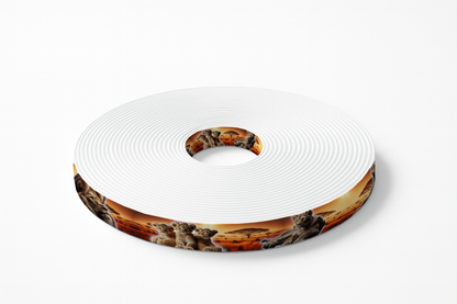 BioThane imprimé - Famille de lions dans la savane