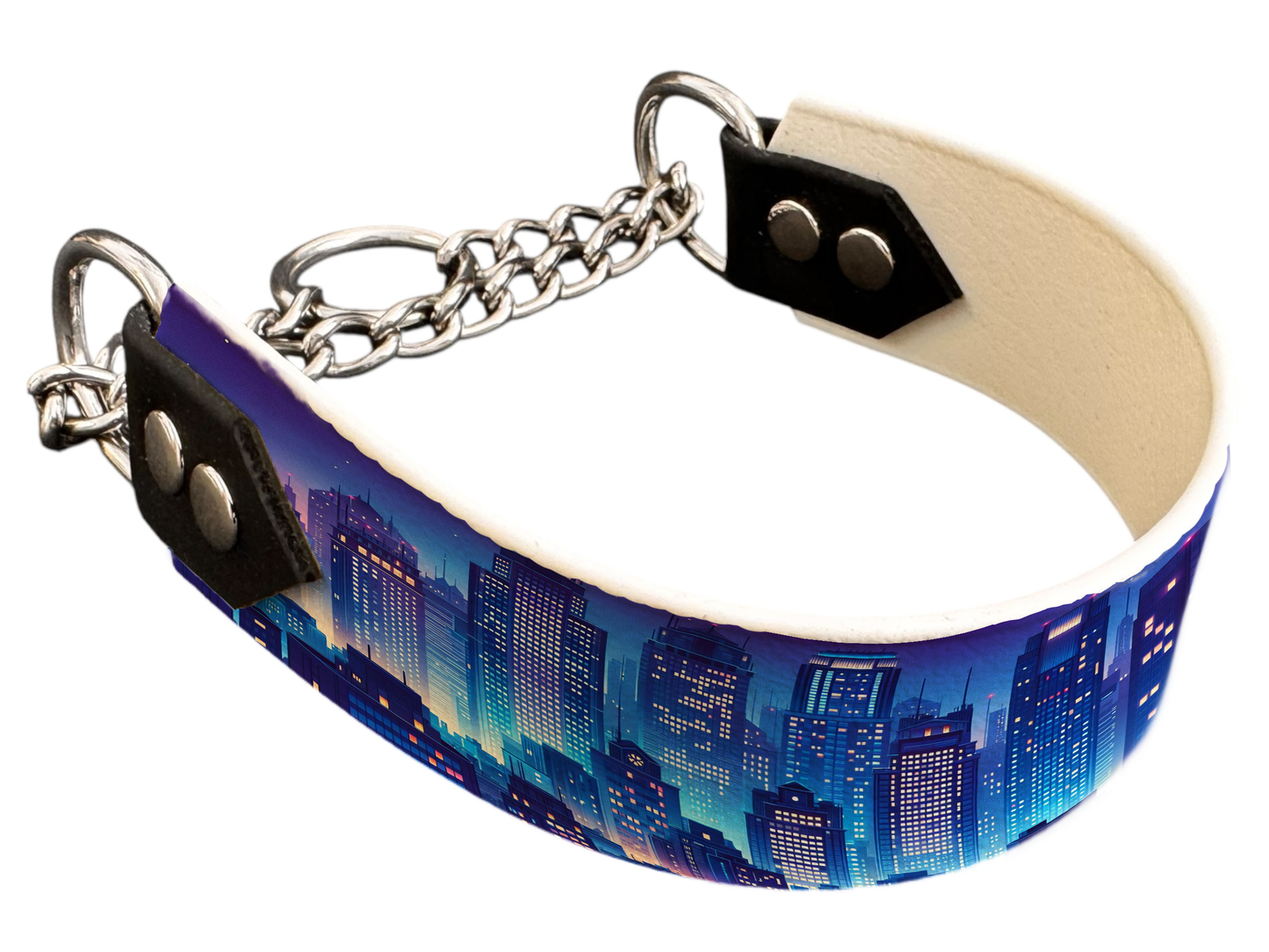 Martingale pour chien en BioThane® imprimé – Collection pop art– 38mm