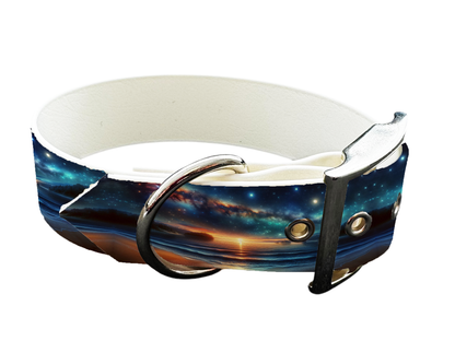Collier large pour chien en BioThane® imprimé – Collection paysage– 25mm