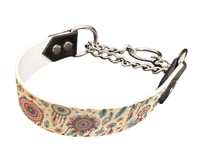 Martingale pour chien en BioThane® imprimé – Collection Tribal – 25mm