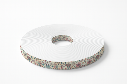 BioThane® imprimé - Plumes et attrape-rêves tribaux