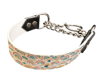 Martingale pour chien en BioThane® imprimé – Collection nuages– 25mm