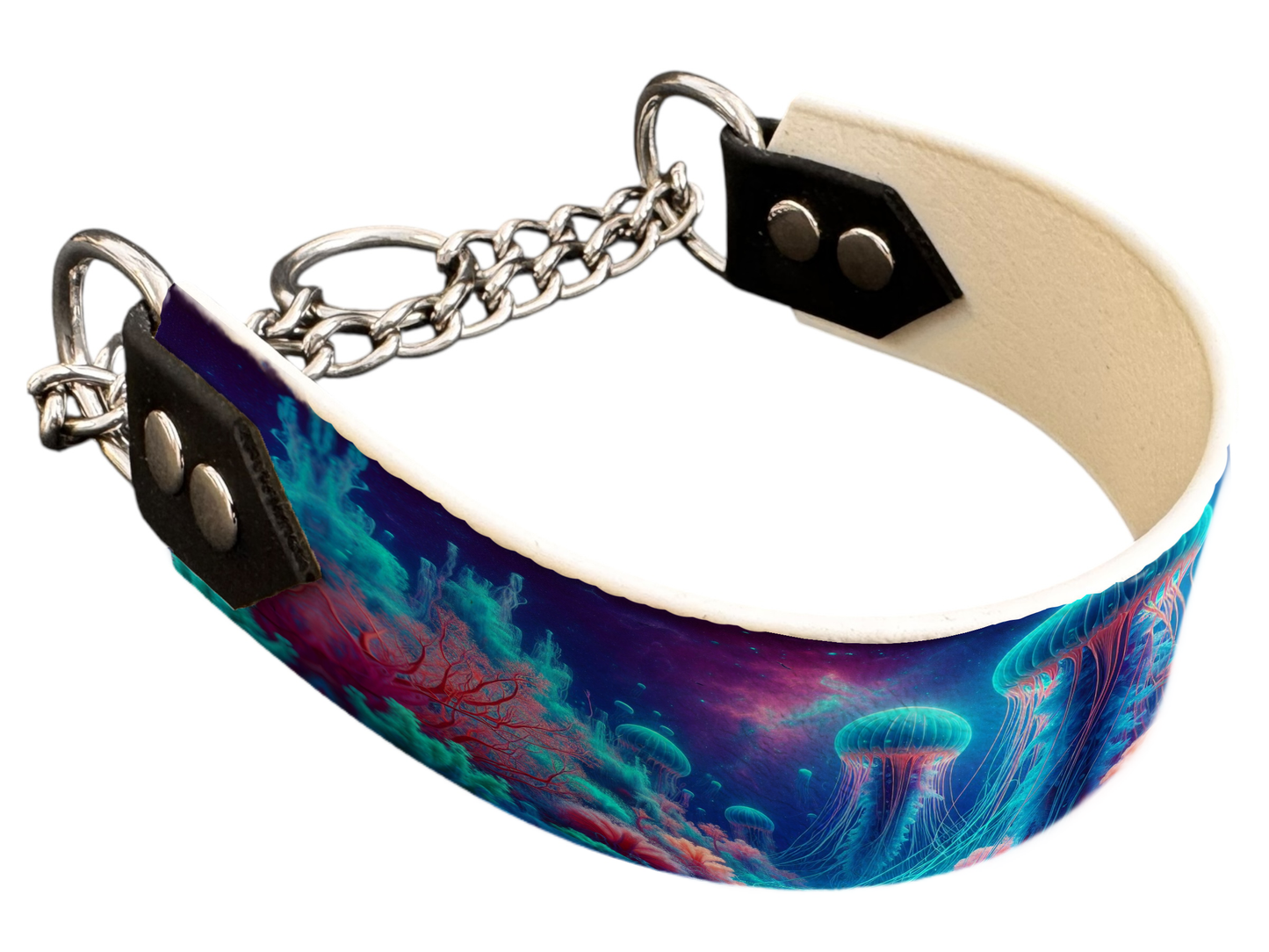 Martingale pour chien en BioThane® imprimé – Collection paysage– 38mm
