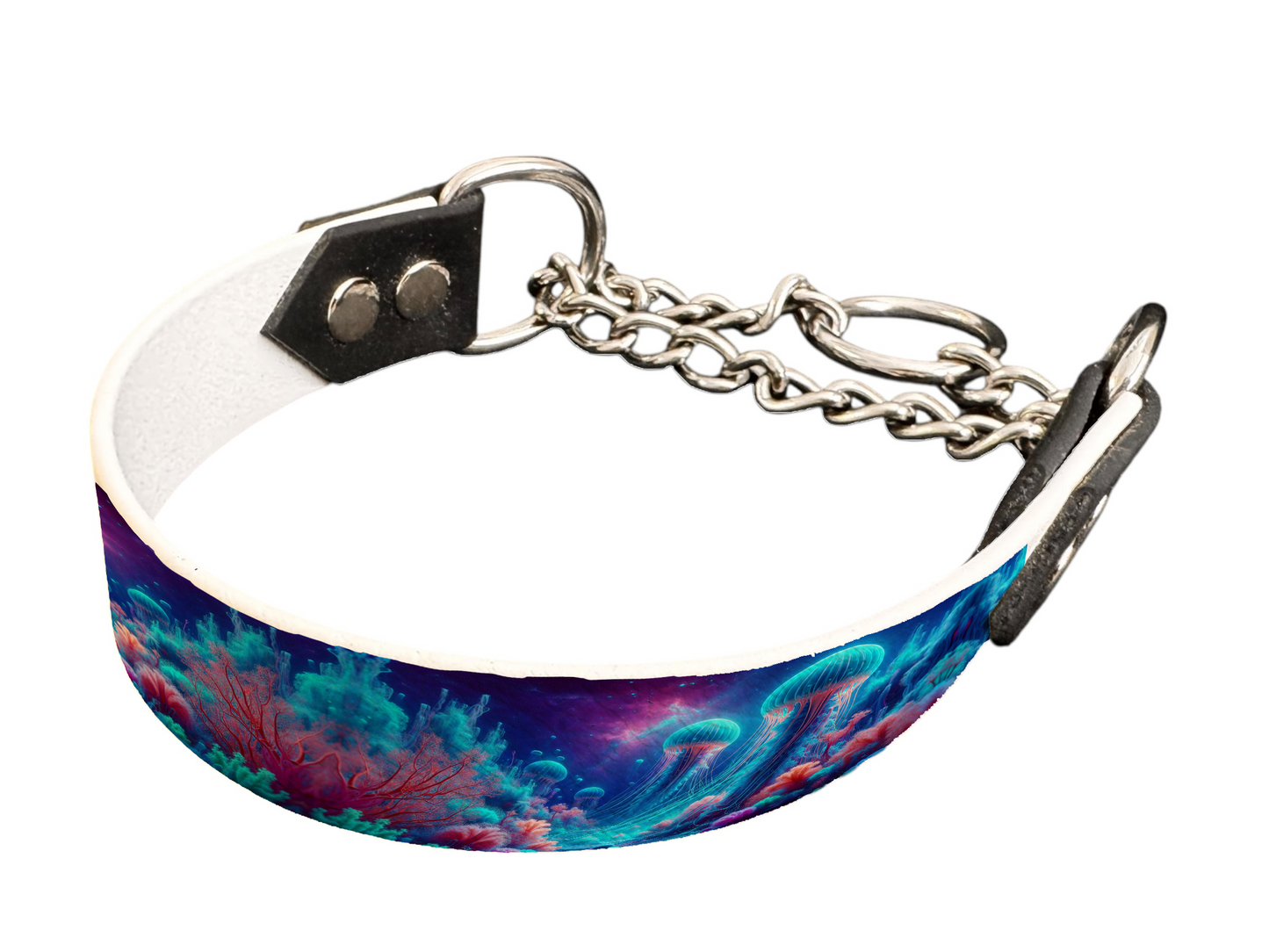 Martingale pour chien en BioThane® imprimé – Collection paysage– 25mm