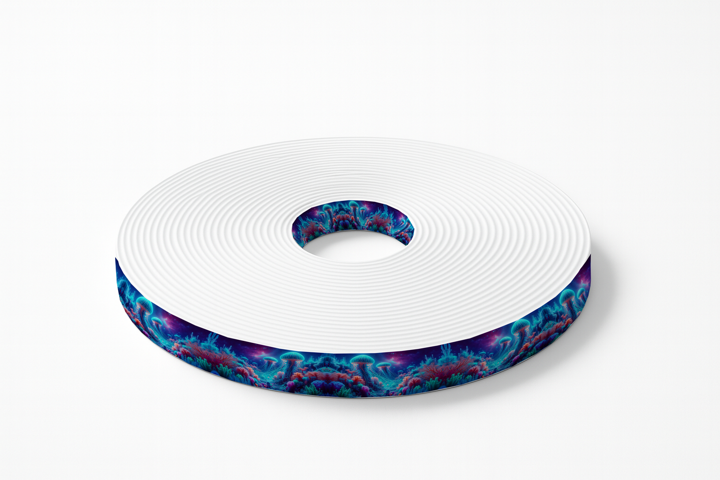 BioThane imprimé – Méduses Galactiques (au mètre)