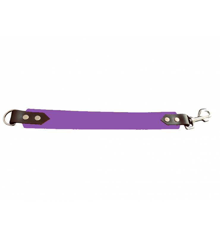 Attache laisse 38 mm en Biothane – Message personnalisable