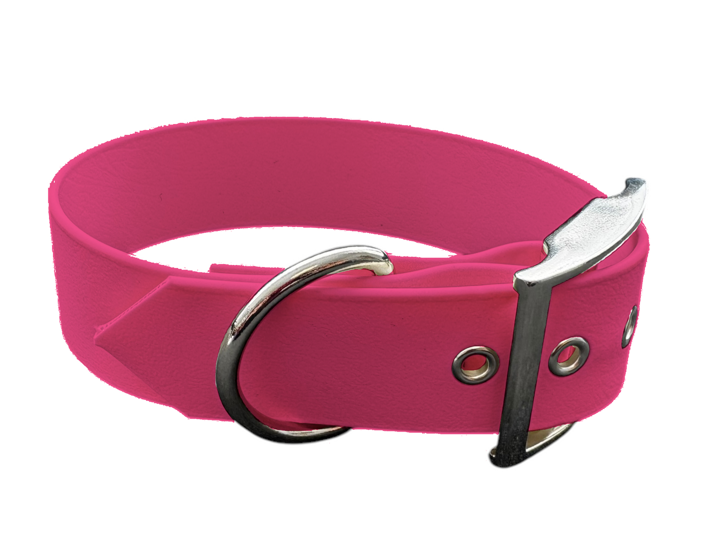 Collier chien 38 mm en Biothane – Personnalisable – Coloris au choix