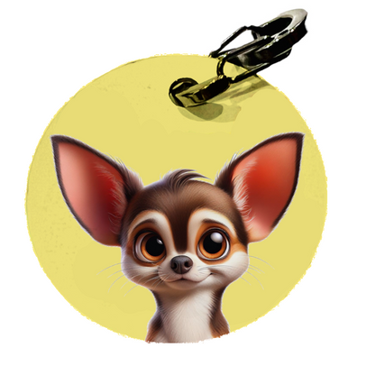 Médaille personnalisée Chihuahua - L’Atelier du Fourmilier