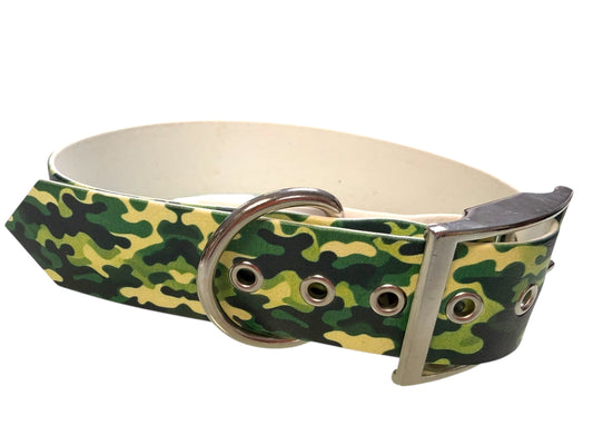 Collier BioThane® imprimé camouflage – 25 mm
