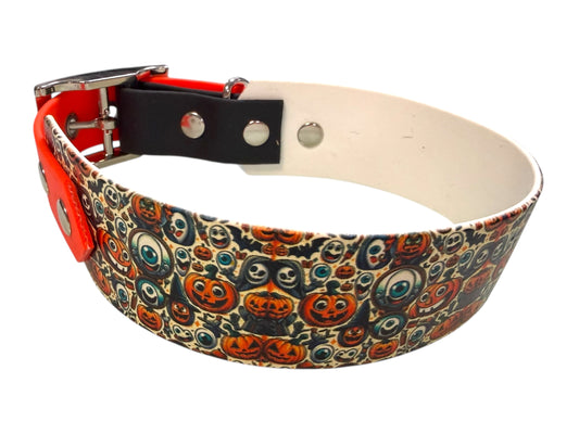 Collier BioThane® bicolore imprimé – 38 mm - Taille M