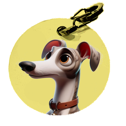 Médaille personnalisée pour Whippet – Fabriquée en France