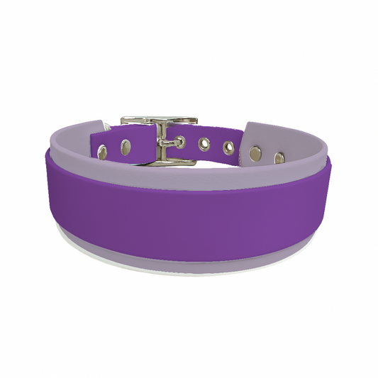 Collier Large double en BioThane® – 38 mm / 25 mm – coloris personnalisable