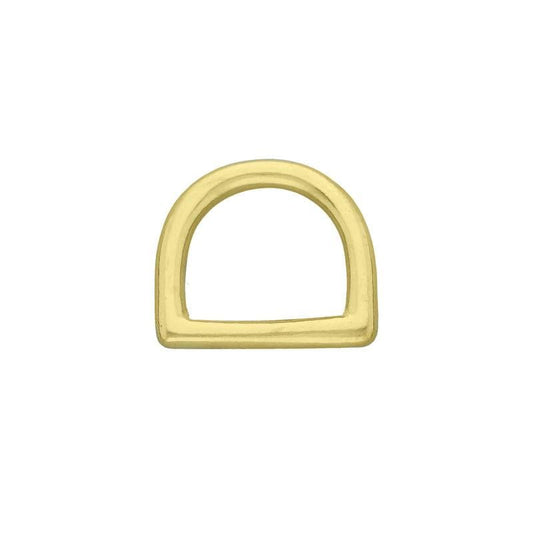 Atelier du Fourmilier Anneau D 20 mm Anneau en D couleur or poli – 20 mm, 25 mm, 40 mm – Bouclerie à l’unité