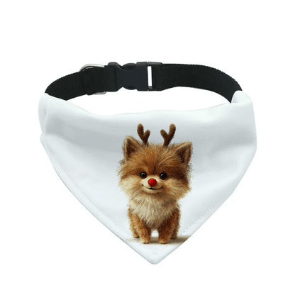L'atelier du Fourmilier Bandana pour chien 1 / S Bandana de Noël pour chien – Accessoire festif