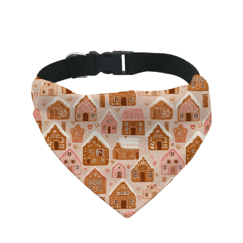 L'atelier du Fourmilier Bandana pour chien 16 / S Bandana de Noël pour chien – Accessoire festif