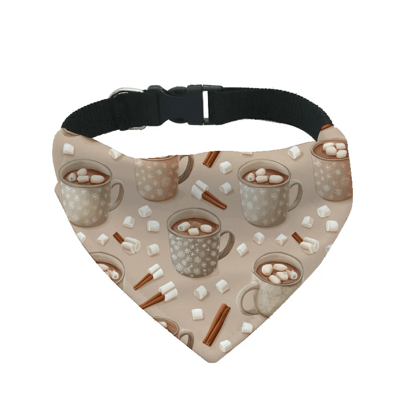 L'atelier du Fourmilier Bandana pour chien 17 / S Bandana de Noël pour chien – Accessoire festif