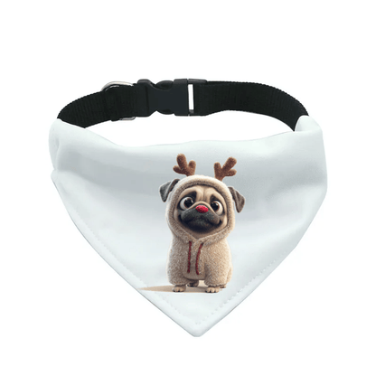 L'atelier du Fourmilier Bandana pour chien 2 / S Bandana de Noël pour chien – Accessoire festif