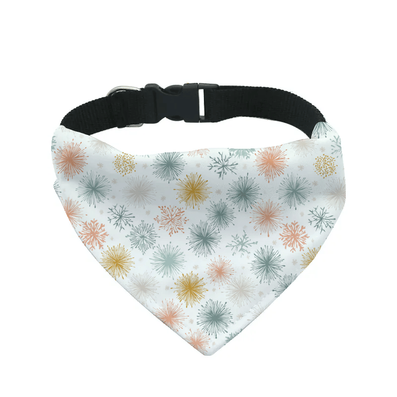 L'atelier du Fourmilier Bandana pour chien 22 / S Bandana de Noël pour chien – Accessoire festif