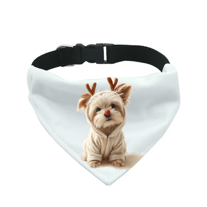 L'atelier du Fourmilier Bandana pour chien 3 / S Bandana de Noël pour chien – Accessoire festif