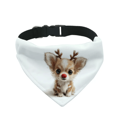 L'atelier du Fourmilier Bandana pour chien 4 / S Bandana de Noël pour chien – Accessoire festif