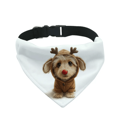L'atelier du Fourmilier Bandana pour chien 6 / S Bandana de Noël pour chien – Accessoire festif