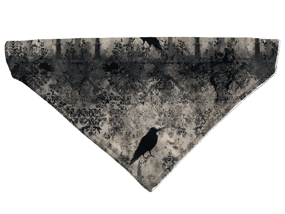 L'atelier du Fourmilier Bandana pour chien Bandana pour chien Halloween (4 tailles) (S, M, L, XL) – Collier inclus & compatible BioThane
