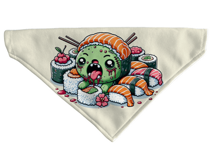 L'atelier du Fourmilier Bandana pour chien Bandana pour chien Halloween (4 tailles) (S, M, L, XL) – Collier inclus & compatible BioThane