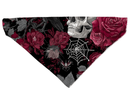 L'atelier du Fourmilier Bandana pour chien Bandana pour chien Halloween (4 tailles) (S, M, L, XL) – Collier inclus & compatible BioThane