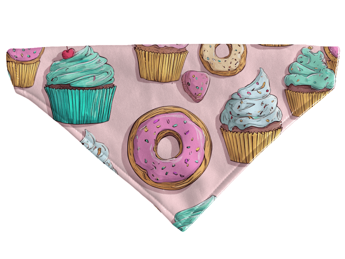 L'atelier du Fourmilier Bandana pour chien Bandana pour chien kawaii – 4 tailles (S, M, L, XL) – Collier inclus et compatible BioThane