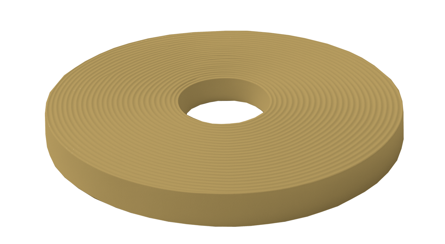 L'atelier du Fourmilier Beta BioThane au mètre 19mm / Doré Beta BioThane® au mètre – Résistant, souple et imperméable - coloris et largeur au choix