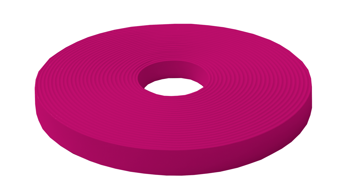 L'atelier du Fourmilier Beta BioThane au mètre 19mm / Framboise Beta BioThane® au mètre – Résistant, souple et imperméable - coloris et largeur au choix