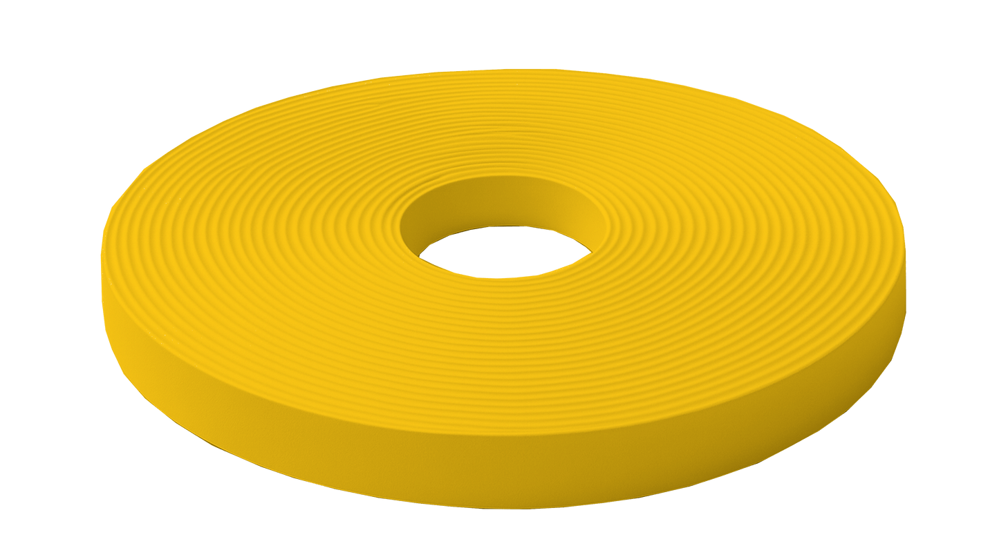 L'atelier du Fourmilier Beta BioThane au mètre 19mm / Jaune Beta BioThane® au mètre – Résistant, souple et imperméable - coloris et largeur au choix