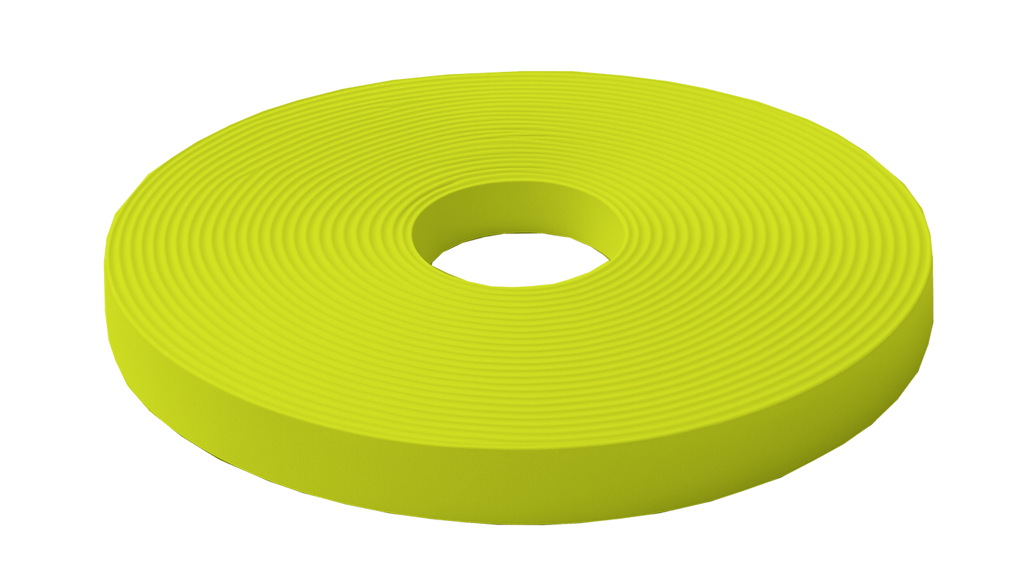 L'atelier du Fourmilier Beta BioThane au mètre 19mm / Jaune Fluo Beta BioThane® au mètre – Résistant, souple et imperméable - coloris et largeur au choix