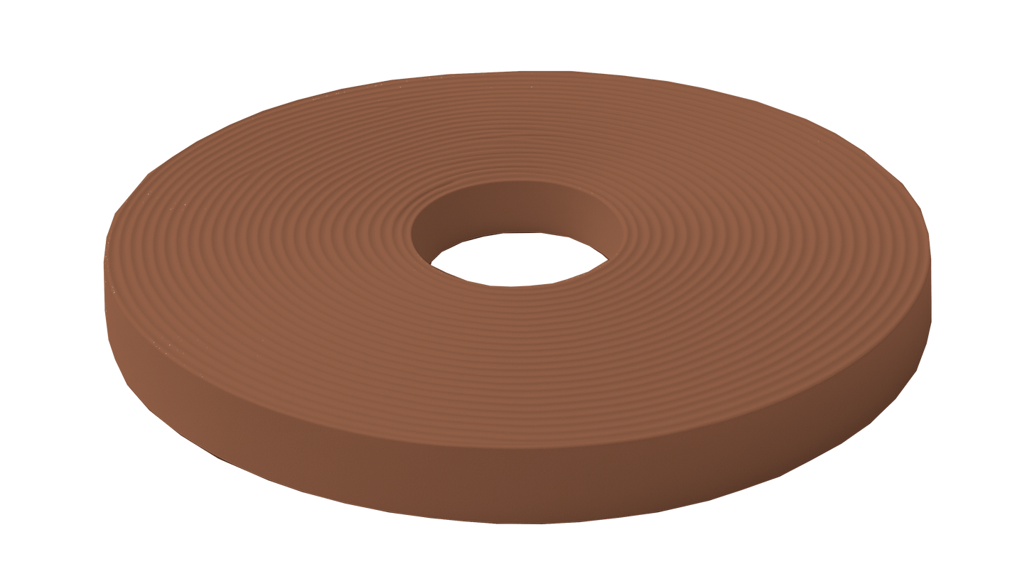 L'atelier du Fourmilier Beta BioThane au mètre 19mm / marron clair Beta BioThane® au mètre – Résistant, souple et imperméable - coloris et largeur au choix