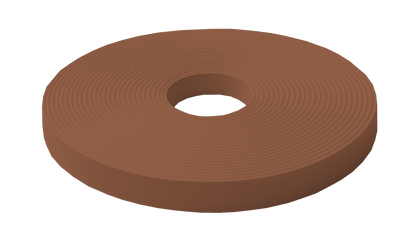L'atelier du Fourmilier Beta BioThane au mètre 19mm / marron clair Beta BioThane® au mètre – Résistant, souple et imperméable - coloris et largeur au choix