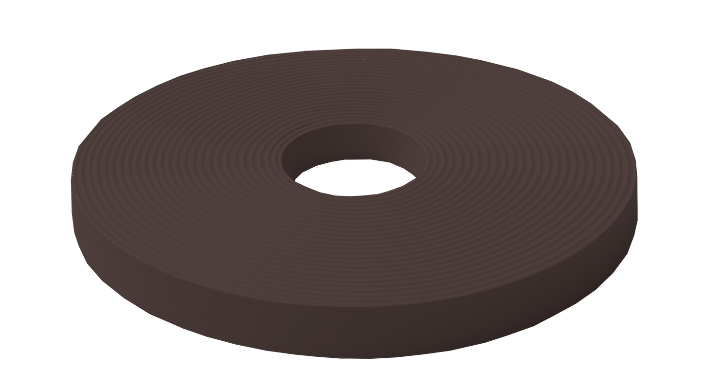 L'atelier du Fourmilier Beta BioThane au mètre 19mm / Marron Foncé Beta BioThane® au mètre – Résistant, souple et imperméable - coloris et largeur au choix