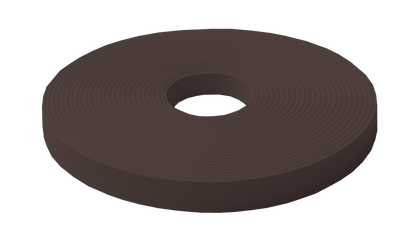 L'atelier du Fourmilier Beta BioThane au mètre 19mm / Marron Foncé Beta BioThane® au mètre – Résistant, souple et imperméable - coloris et largeur au choix