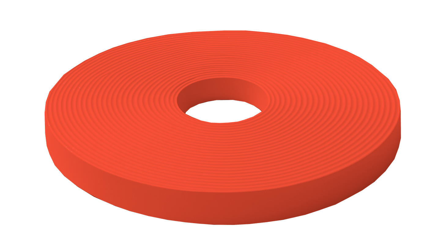 L'atelier du Fourmilier Beta BioThane au mètre 19mm / Orange Beta BioThane® au mètre – Résistant, souple et imperméable - coloris et largeur au choix