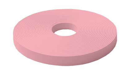 L'atelier du Fourmilier Beta BioThane au mètre 19mm / PK522 - Rose Pastel Beta BioThane® au mètre – Résistant, souple et imperméable - coloris et largeur au choix