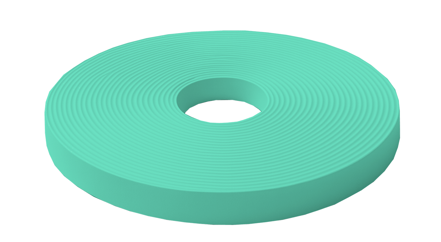 L'atelier du Fourmilier Beta BioThane au mètre 19mm / Vert Caribéen Beta BioThane® au mètre – Résistant, souple et imperméable - coloris et largeur au choix