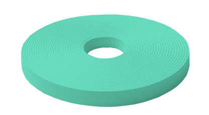 L'atelier du Fourmilier Beta BioThane au mètre 19mm / Vert Caribéen Beta BioThane® au mètre – Résistant, souple et imperméable - coloris et largeur au choix