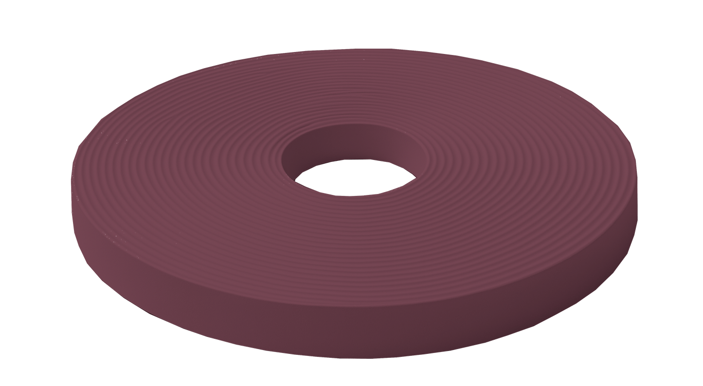 L'atelier du Fourmilier Beta BioThane au mètre 19mm / WN521 - Bordeaux Beta BioThane® au mètre – Résistant, souple et imperméable - coloris et largeur au choix