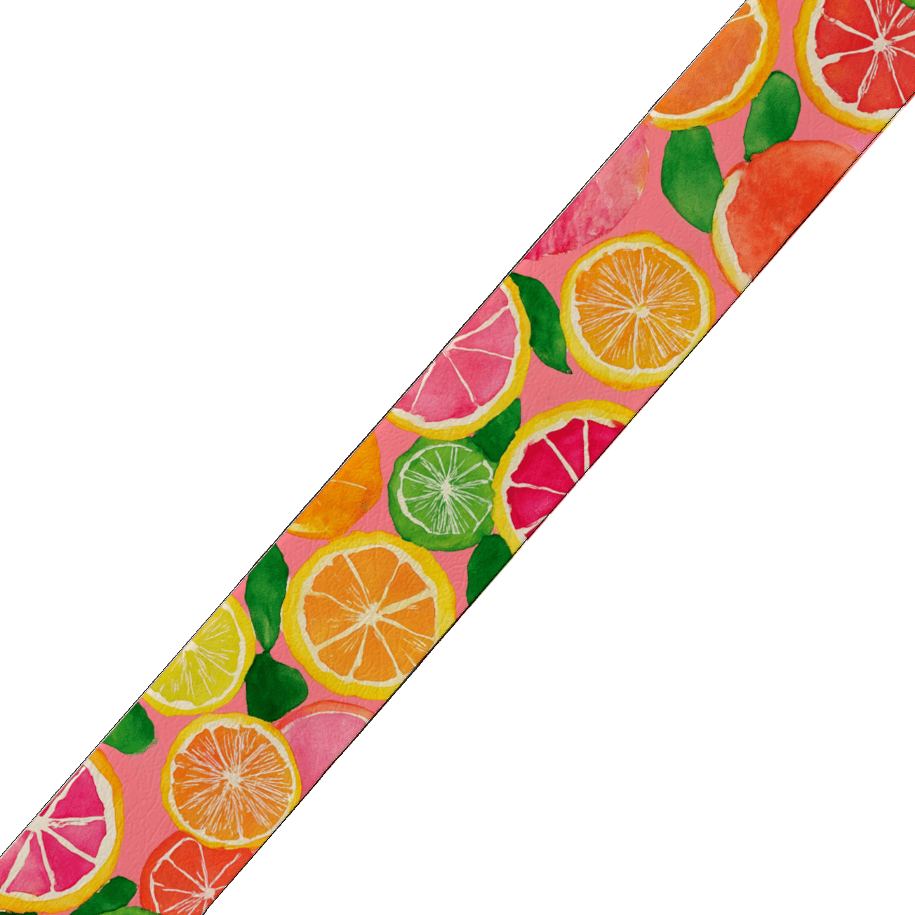 L'atelier du Fourmilier BioThane imprimé au mètre BioThane imprimé - Agrumes pastel acidulés