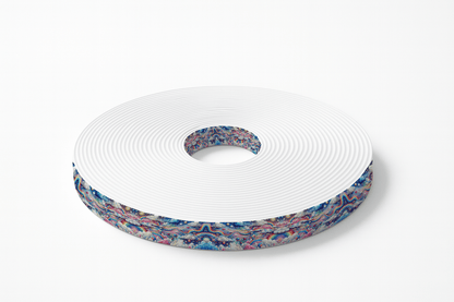 L'atelier du Fourmilier BioThane imprimé au mètre BioThane® imprimé – Arc-en-ciel magique & nuages étoilés