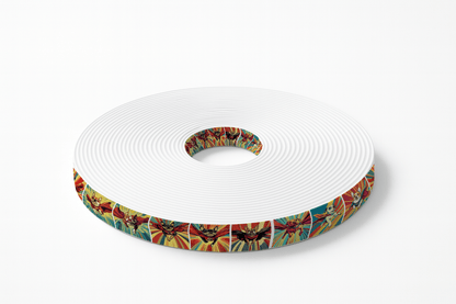 L'atelier du Fourmilier BioThane imprimé au mètre BioThane imprimé – Bouledogues Français super-héros style comic